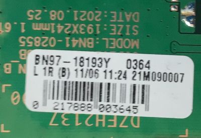 MAIN PARA TV SAMSUNG QLED ORIGINAL 4K UHD HDR SMART TV / NUMERO DE PARTE BN94-17004U / BN41-02855B / BN9417004U / BN97-18193Y / PANEL CY-QA065FGHV7H / DISPLAY ST6451D03-E / MODELO QN65Q70 / QN65Q70AAFXZA CG19 - Imagen 2